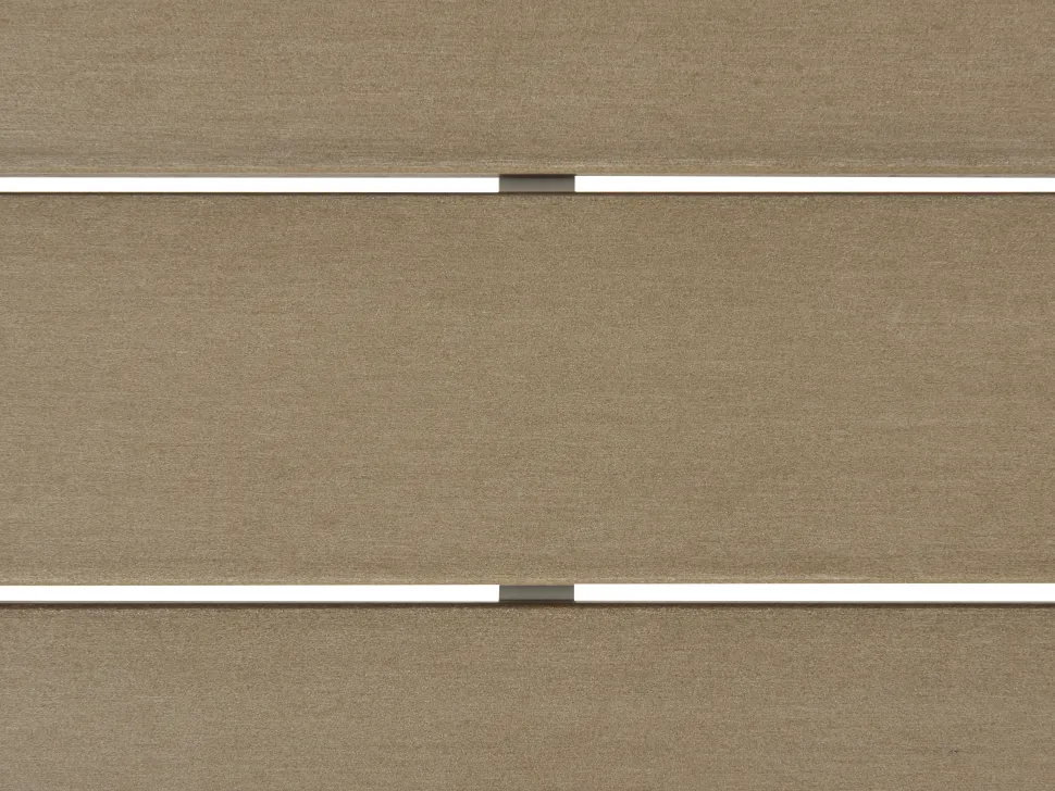 Conjunto De Jardim 5 Lugares Em Aluminio Branco E Almofadas Creme A Esquerda Messina