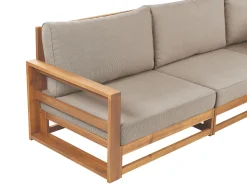 Conjunto De Jardim 4 Lugares Em Madeira De Acacia Certificada Clara A Esquerda Timor Ii