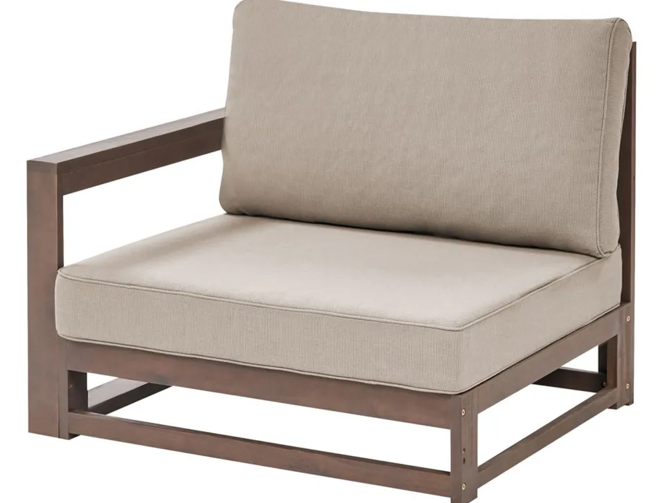 Conjunto De Jardim 5 Lugares Madeira De Acacia Certificada Escura Timor Ii