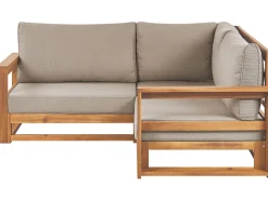 Conjunto De Jardim 2 Lugares Em Madeira De Acacia Clara A Direita Timor Ii