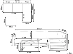 Conjunto De Jardim 4 Lugares Em Madeira De Acacia Clara A Esquerda Timor Ii