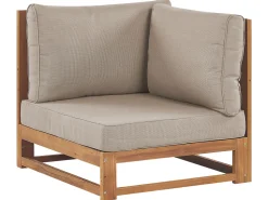 Conjunto De Jardim 4 Lugares Em Madeira De Acacia Clara A Esquerda Timor Ii