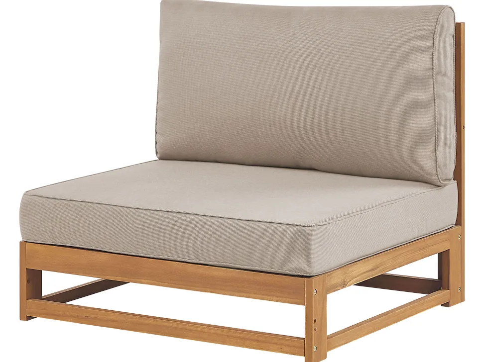 Conjunto De Jardim 5 Lugares Em Madeira De Acacia Clara A Direita Timor Ii