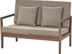 Conjunto De Jardim 7 Lugares Em Madeira De Acacia Castanha Escura Pataja