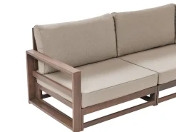 Conjunto De Jardim 4 Lugares Madeira De Acacia Certificada Escura Timor Ii