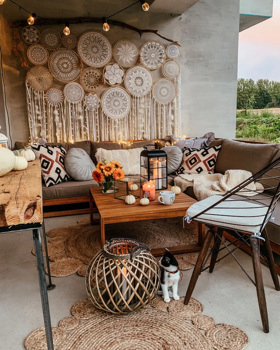 Conjunto De Jardim 4 Lugares Em Madeira De Acacia Vermelha Escura A Direita Timor Ii