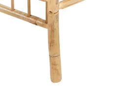 Conjunto De Jardim 4 Lugares Em Madeira Clara De Bambu Maggiore