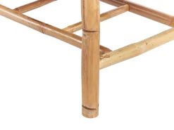 Conjunto De Jardim 4 Lugares Em Madeira Clara De Bambu Maggiore