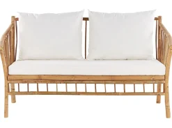 Conjunto De Jardim 4 Lugares Em Madeira Clara De Bambu Maggiore