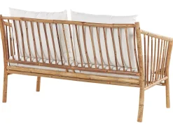 Conjunto De Jardim 4 Lugares Em Madeira Clara De Bambu Maggiore