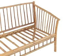 Conjunto De Jardim 4 Lugares Em Madeira Clara De Bambu Maggiore