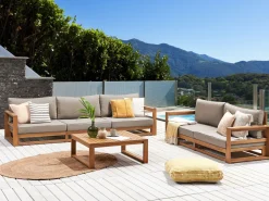 Conjunto De Jardim 5 Lugares Em Madeira De Acacia Clara Timor Ii