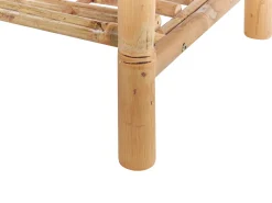 Conjunto De Jardim 4 Lugares Em Madeira Clara De Bambu Riccione