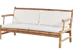 Conjunto De Jardim 4 Lugares Em Madeira Clara De Bambu Riccione