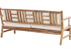 Conjunto De Jardim 4 Lugares Em Madeira Clara De Bambu Riccione