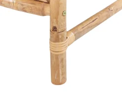 Conjunto De Jardim 4 Lugares Em Madeira Clara De Bambu Riccione