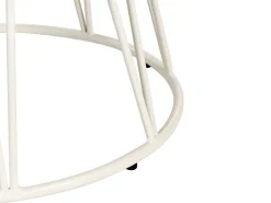 Conjunto De Jardim 4 Lugares Branco E Creme Montesilvano