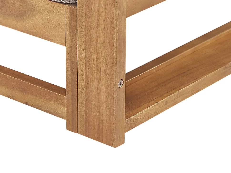 Conjunto De Jardim 4 Lugares Madeira Clara De Acacia Timor Ii