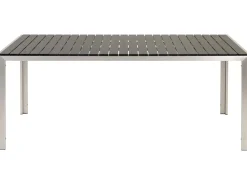 Conjunto De Jardim 6 Lugares Em Aluminio Preto Nardo