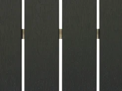 Conjunto De Jardim 6 Lugares Em Aluminio Preto Nardo