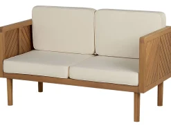 Conjunto De Jardim Com 5 Lugares E Mesa De Centro Em Madeira De Acacia Baratti