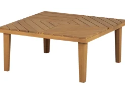 Conjunto De Jardim Com 6 Lugares Em Madeira De Acacia Castanha Clara Baratti