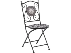 Conjunto De Jardim Com 2 Lugares Em Metal Preto Cariati