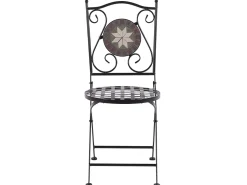 Conjunto De Jardim Com 2 Lugares Em Metal Preto Cariati