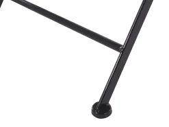 Conjunto De Jardim Com 2 Lugares Em Metal Preto Cariati