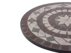 Conjunto De Jardim Com 2 Lugares Em Metal Preto Cariati