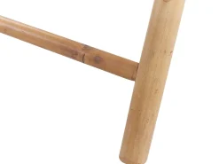 Conjunto De Jardim Com 2 Lugares Em Bambu Castanho Claro E Branco Savalletri