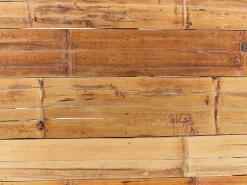 Conjunto De Jardim Com 2 Lugares Em Bambu Castanho Claro E Branco Savalletri