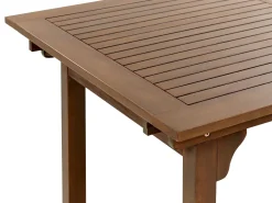 Conjunto De Jardim Com 6 Lugares Em Madeira Escura De Acacia Amantea