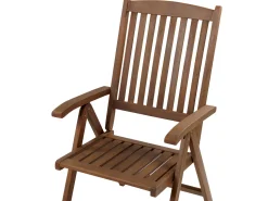 Conjunto De Jardim Com 6 Lugares Em Madeira Escura De Acacia Amantea