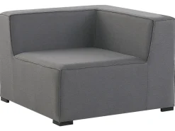 Conjunto De Jardim Com 4 Lugares E Repousa-Pes Em Tecido Cinzento Arezzo