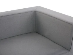 Conjunto De Jardim Com 4 Lugares E Repousa-Pes Em Tecido Cinzento Arezzo