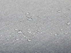 Conjunto De Jardim Com 4 Lugares E Repousa-Pes Em Tecido Cinzento Arezzo