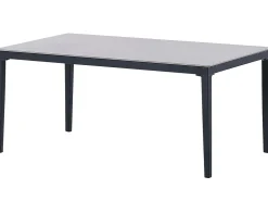 Conjunto De Jardim Com 4 Lugares Em Metal Cinzento E Preto Scaccia