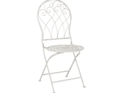 Conjunto De Jardim Com 2 Lugares Em Metal Branco Stiffe