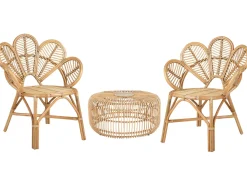 Conjunto De Jardim Com 2 Lugares Em Rattan Cor Natural Florentine Ii / Limni