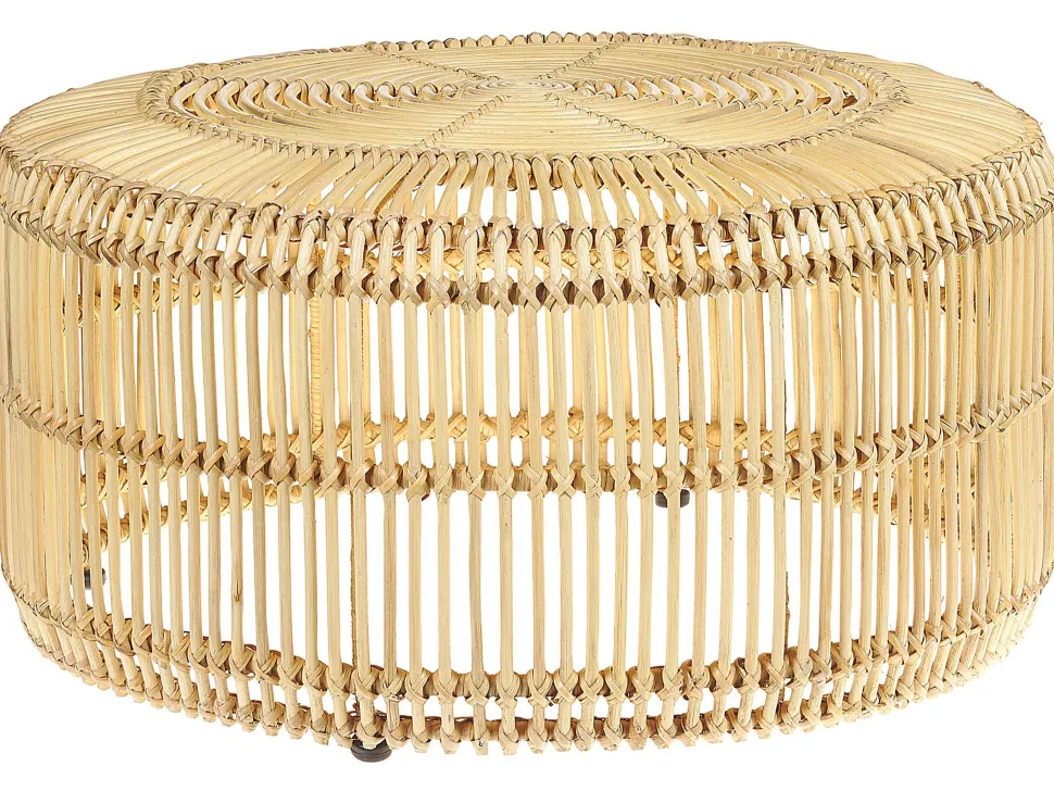 Conjunto De Jardim Com 2 Lugares Em Rattan Cor Natural Florentine Ii / Limni