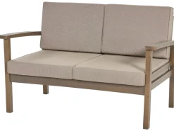 Conjunto De Jardim De 4 Lugares Em Madeira De Acacia Certificada Escura Manila