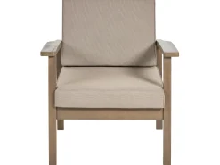 Conjunto De Jardim De 4 Lugares Em Madeira De Acacia Certificada Escura Manila