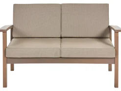 Conjunto De Jardim De 4 Lugares Em Madeira De Acacia Escura Manila