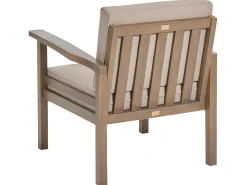 Conjunto De Jardim De 4 Lugares Em Madeira De Acacia Escura Manila