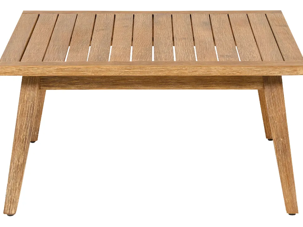 Conjunto De Jardim De Canto Com 5 Lugares Em Madeira De Acacia Creme Alcamo