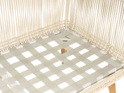 Conjunto De Jardim De Canto Com 5 Lugares Em Madeira De Acacia Creme Alcamo