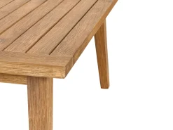 Conjunto De Jardim De Canto Com 5 Lugares Em Madeira De Acacia Creme Alcamo