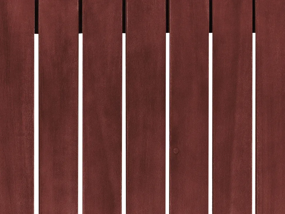 Conjunto De Jardim De Canto 5 Lugares Em Madeira De Acacia Vermelha Escura Timor Ii