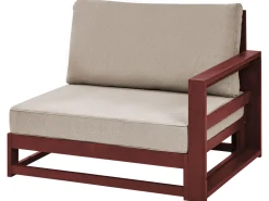 Conjunto De Jardim De Canto 5 Lugares Em Madeira De Acacia Vermelha Escura Timor Ii